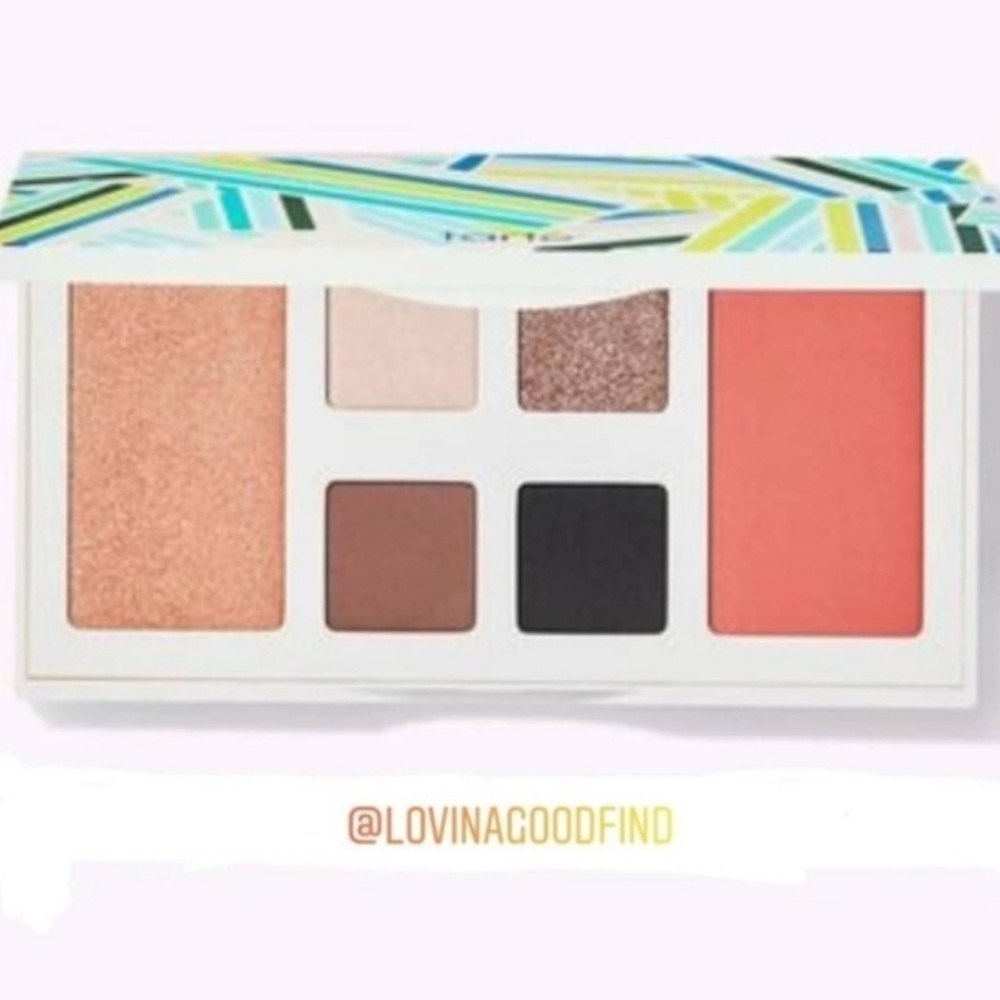 Tarte Gilded Gifts Palette NWT 4 Eye Shadows and 2 Blushes (Limited Edition) - Picture 6 of 6